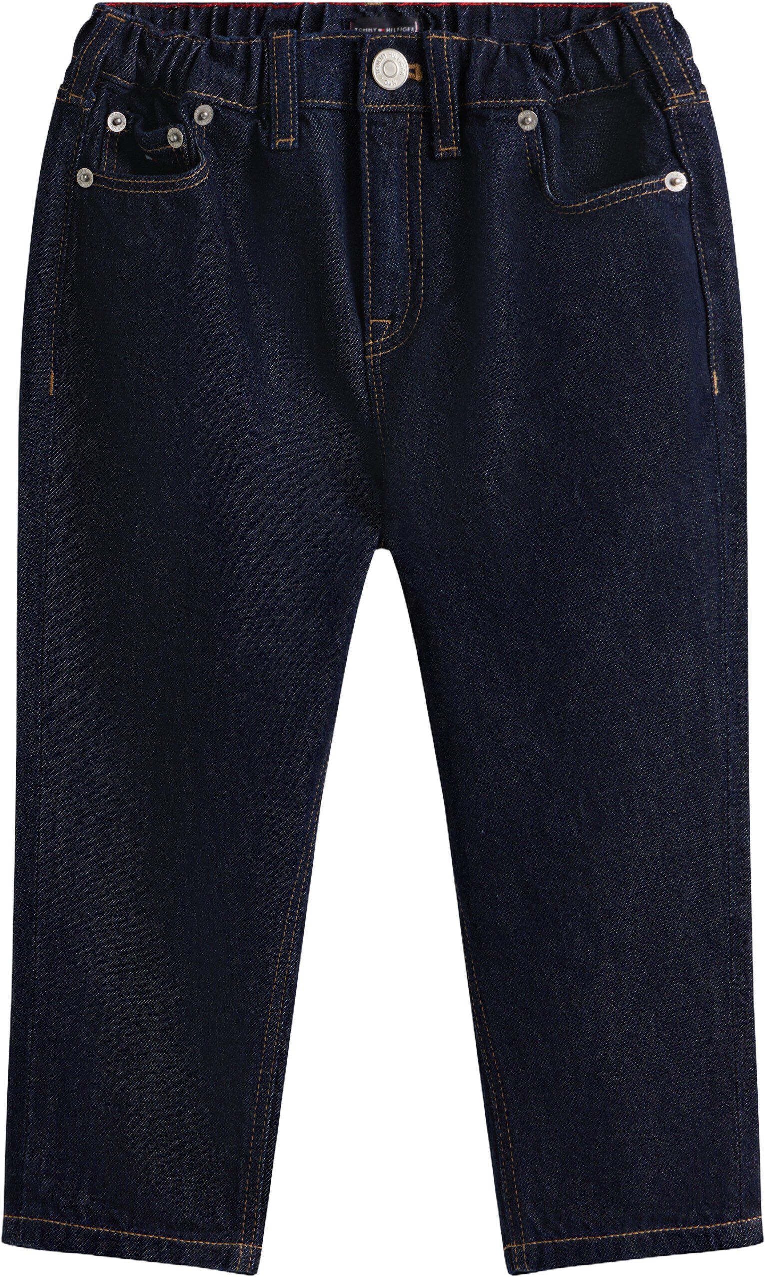 Elasticated Straight Leg Jeans