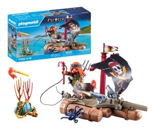 Pirate Raft with Treasure