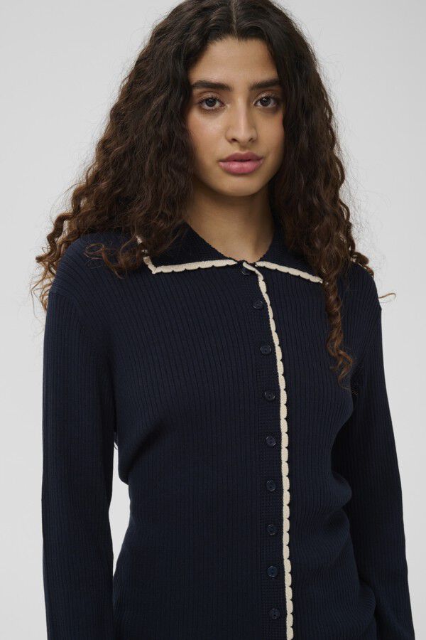SLLysandra Loose Polo Cardigan