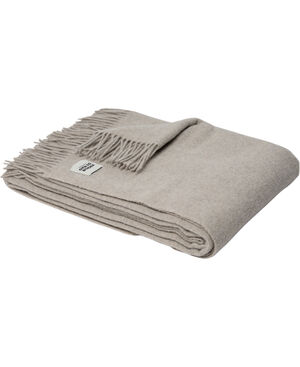 Plaid 140x200cm lys gr&aring; lontra