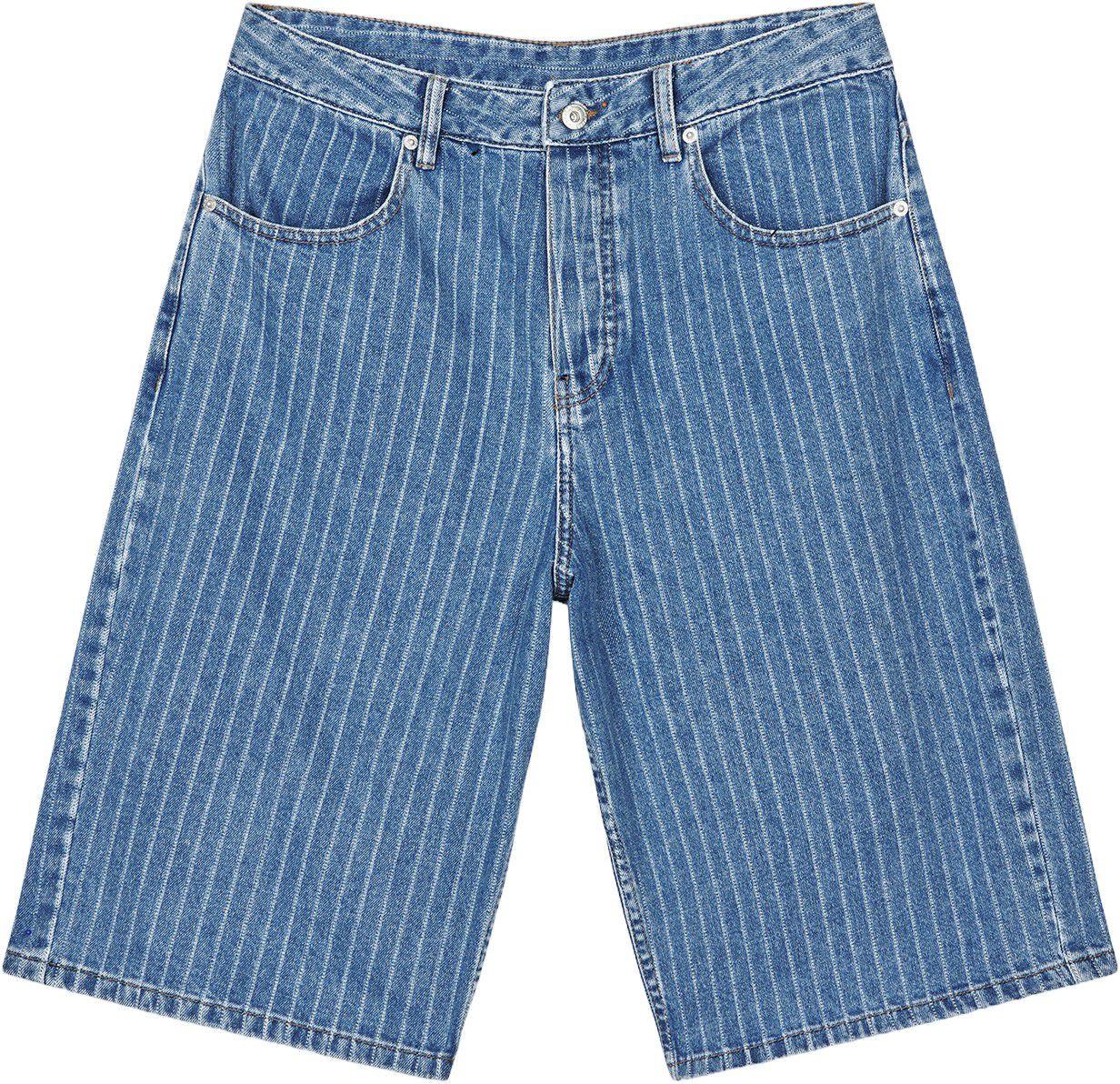 Striped Denim Hannes Shorts