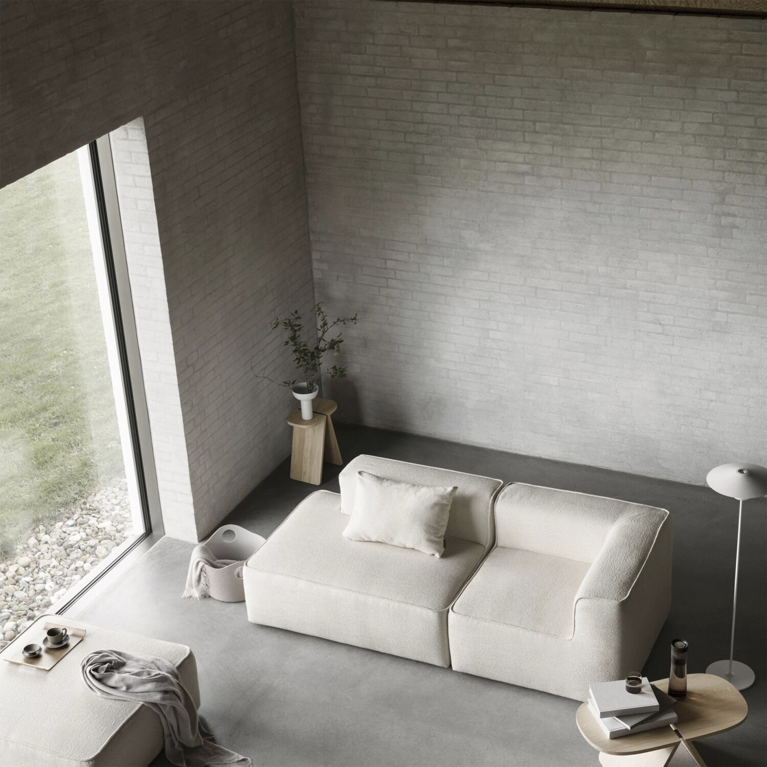 Side table -AVIO- Colour Oak 40 x 80 cm