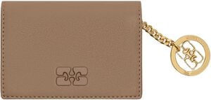 Bou Card Holder With Flap Butter