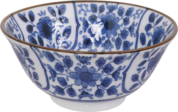 Mixed Bowls 15x6. 8cm 500ml BL/WH HB-7111 6/48