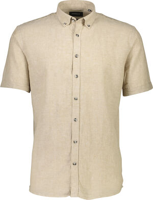 Casual linen blend shirt S/S