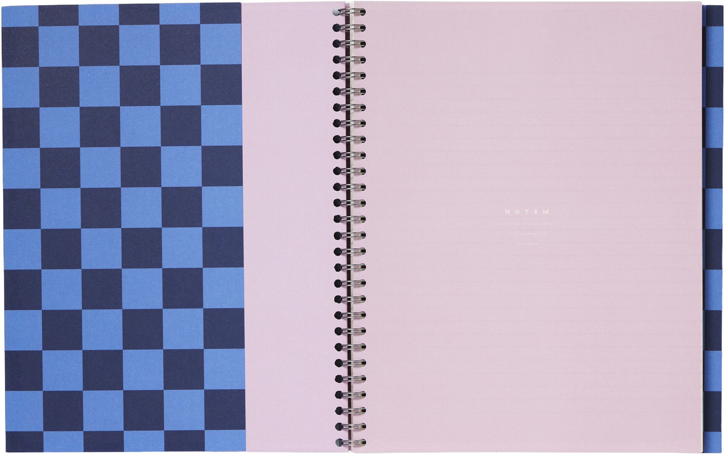 NELA notebook - Large, Blue check