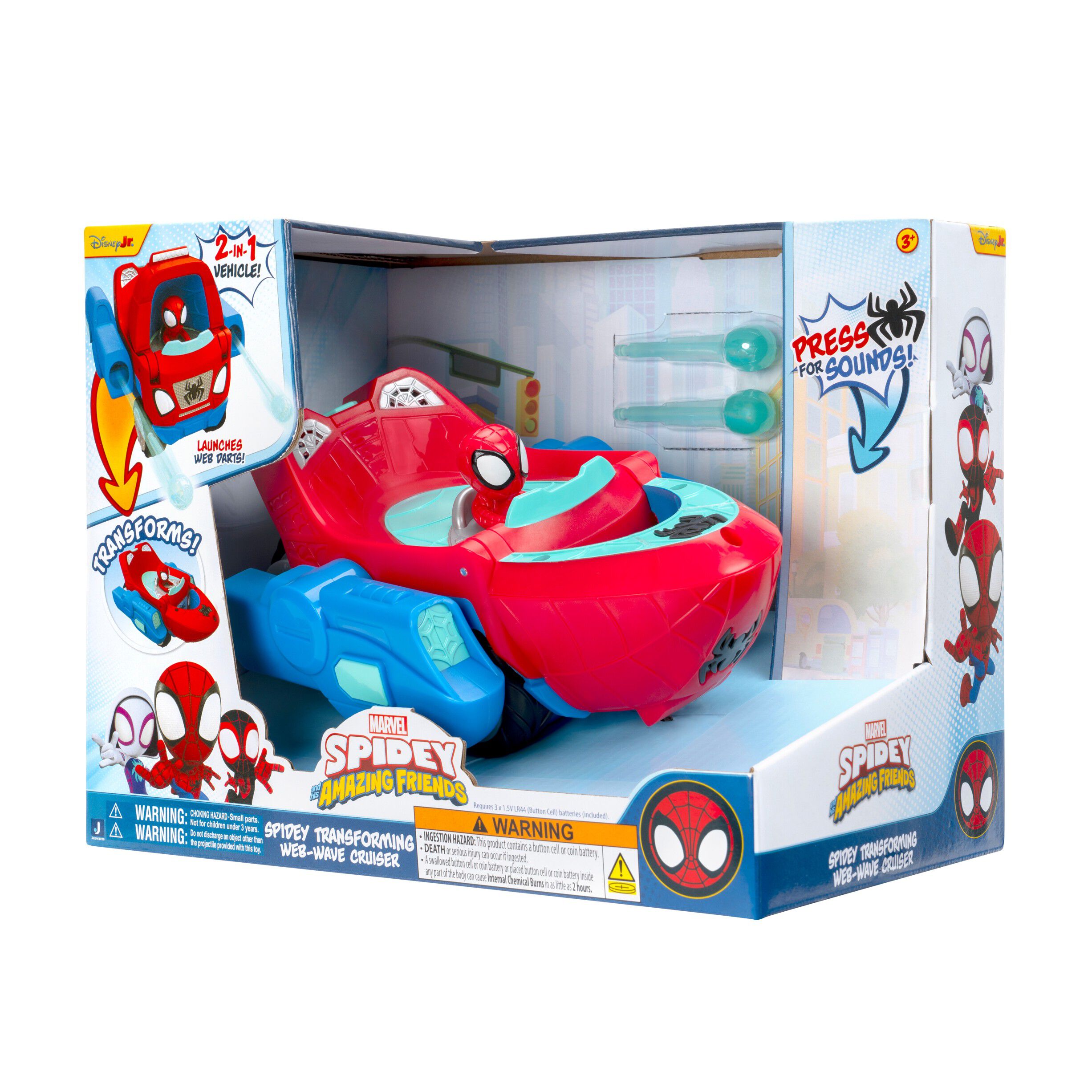 SPIDEY TRANSFORMING WEB-W