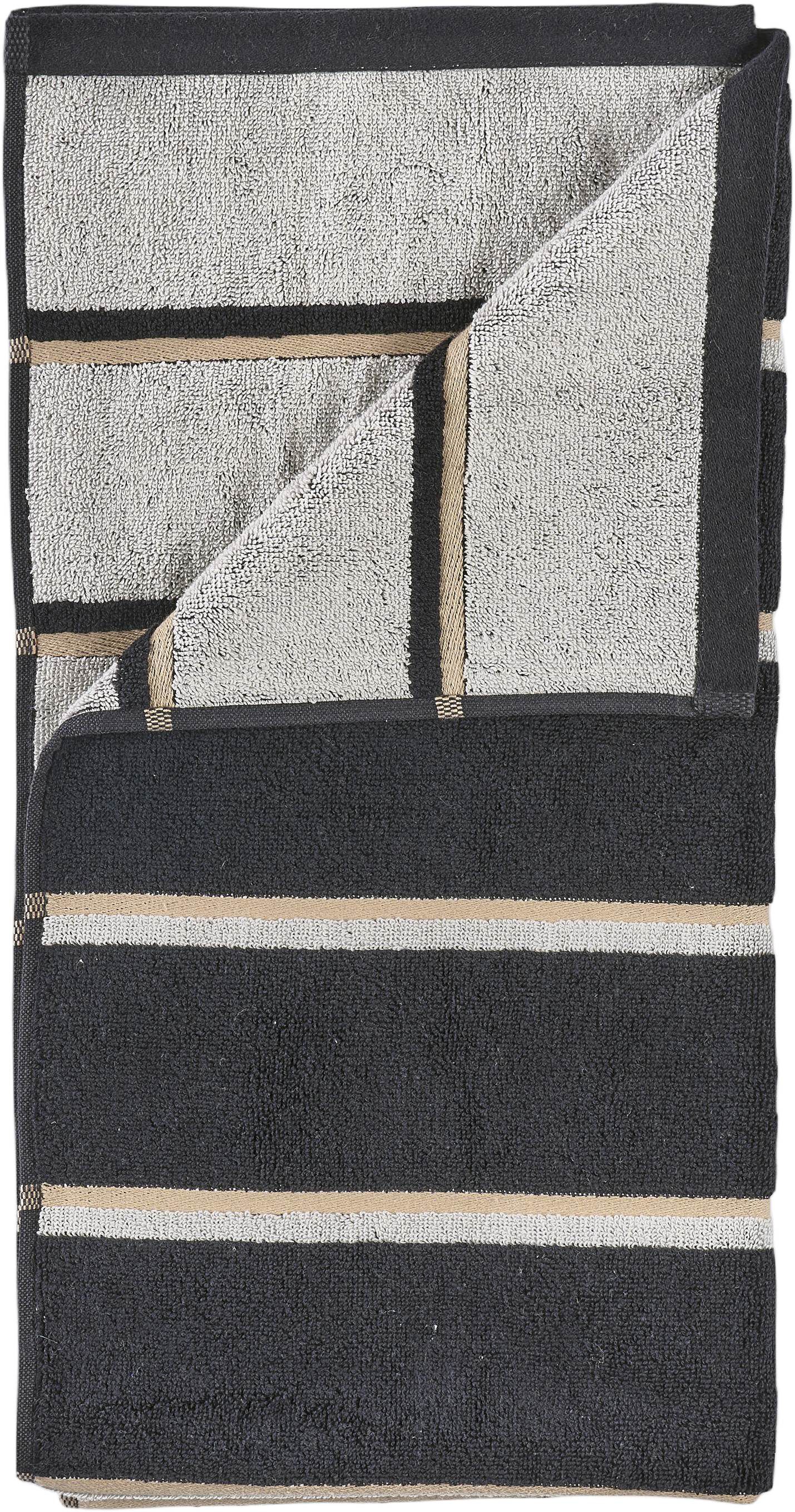 Handduk Sauna 50x100 White/Soft Grey/Eucalyptus