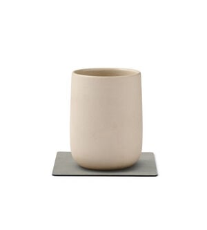 GLASS MAT SQUARE (10x10xm) NUPO light grey