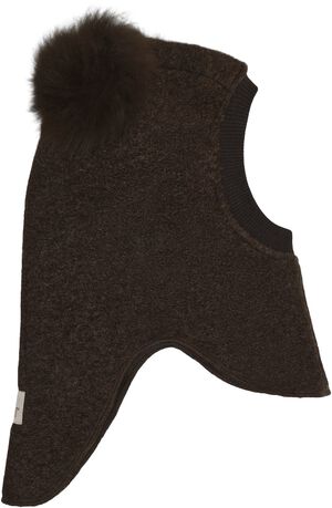 Balaclava Wool Alpaca Pompoms