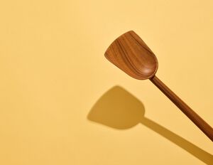 Wokspatel, teak