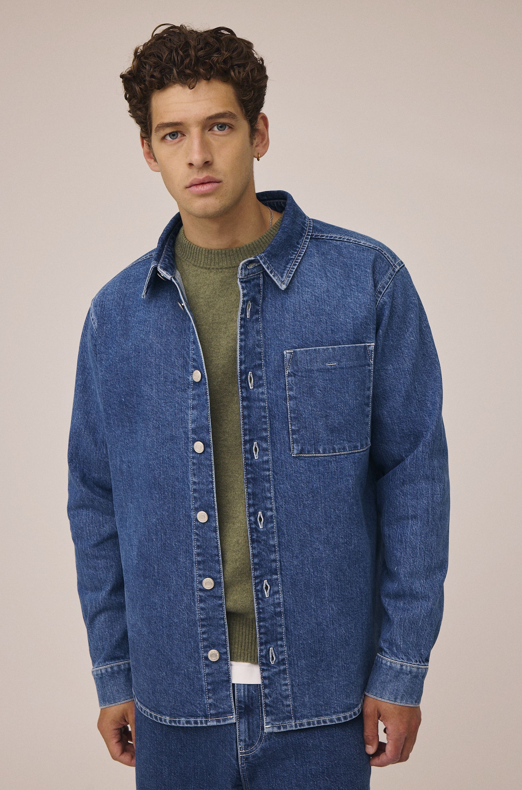 Domenic 5 denim shirt - GOTS