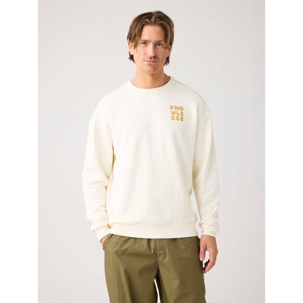 Relaxed printed crew neck