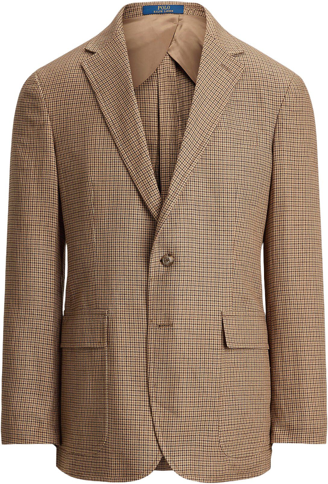Polo Tailored Fit Plaid Twill Sport Coat