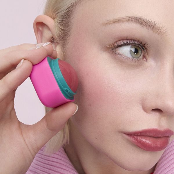 BAUME POUR LES JOUES ET LES LÈVRES - Rosa balsam med flera användnings