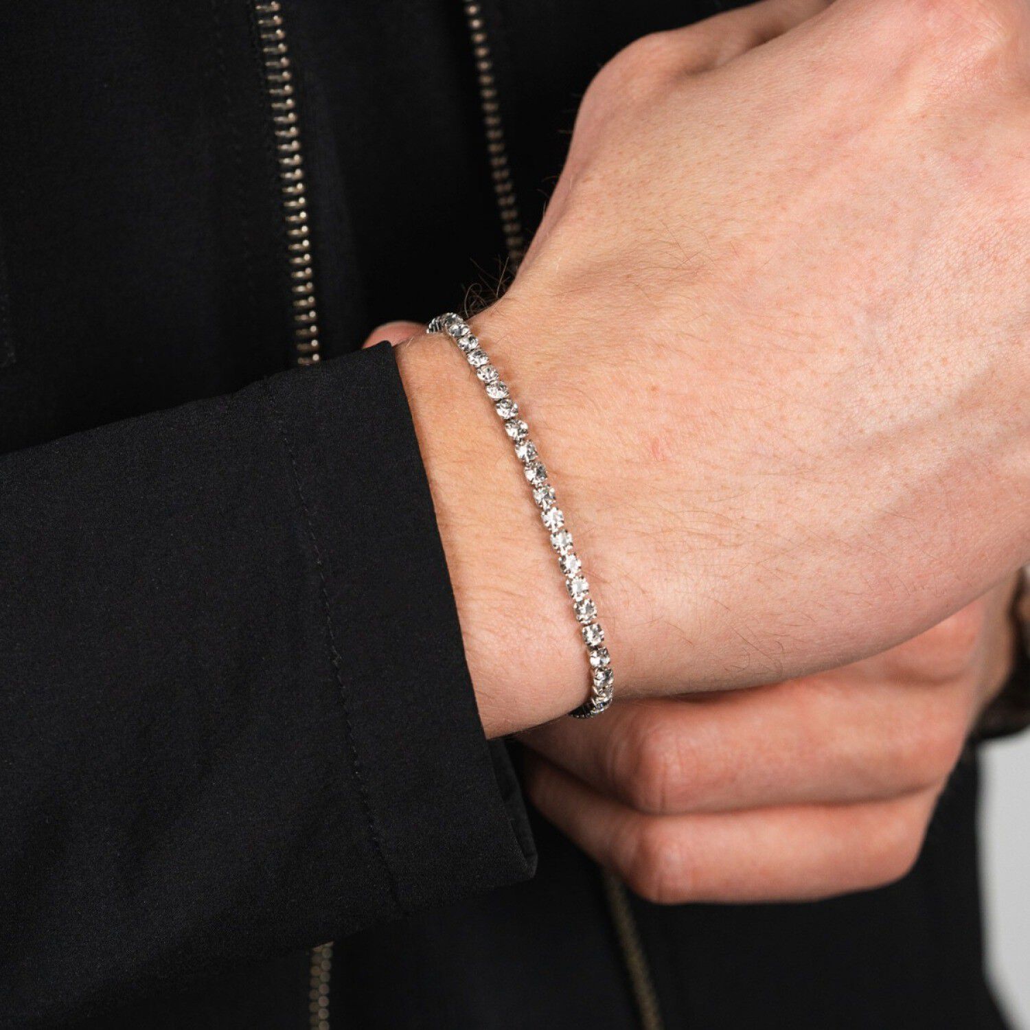 Captena Tennis Bracelet Stainless Steel DU20080-1