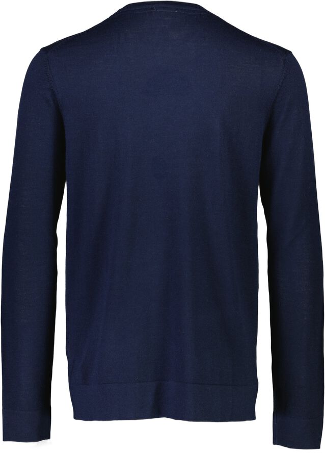 Merino strik med rund hals