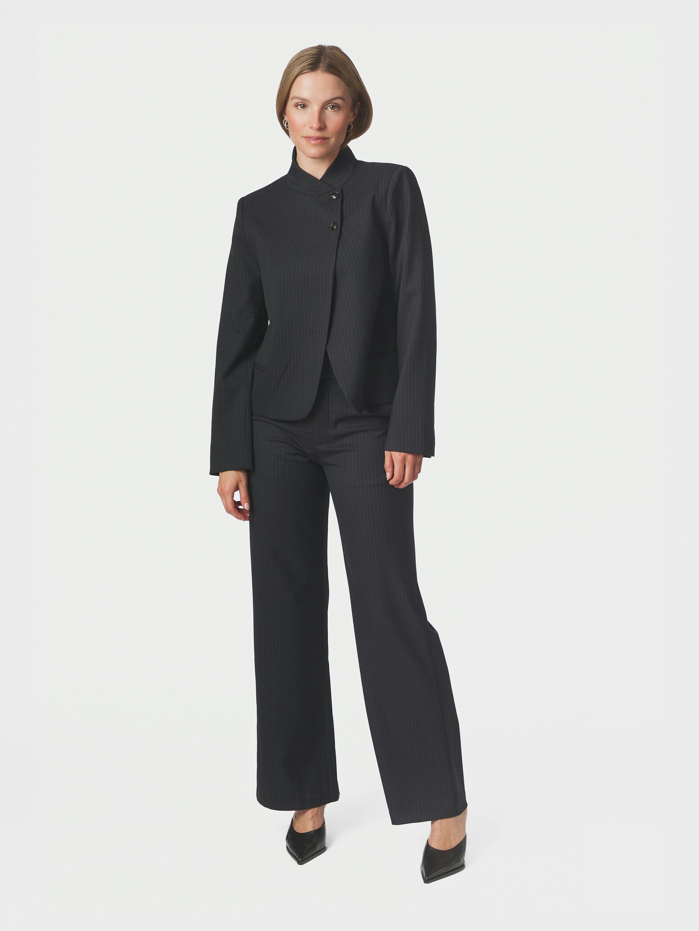 Nathalie Slime Pinstripe byxor