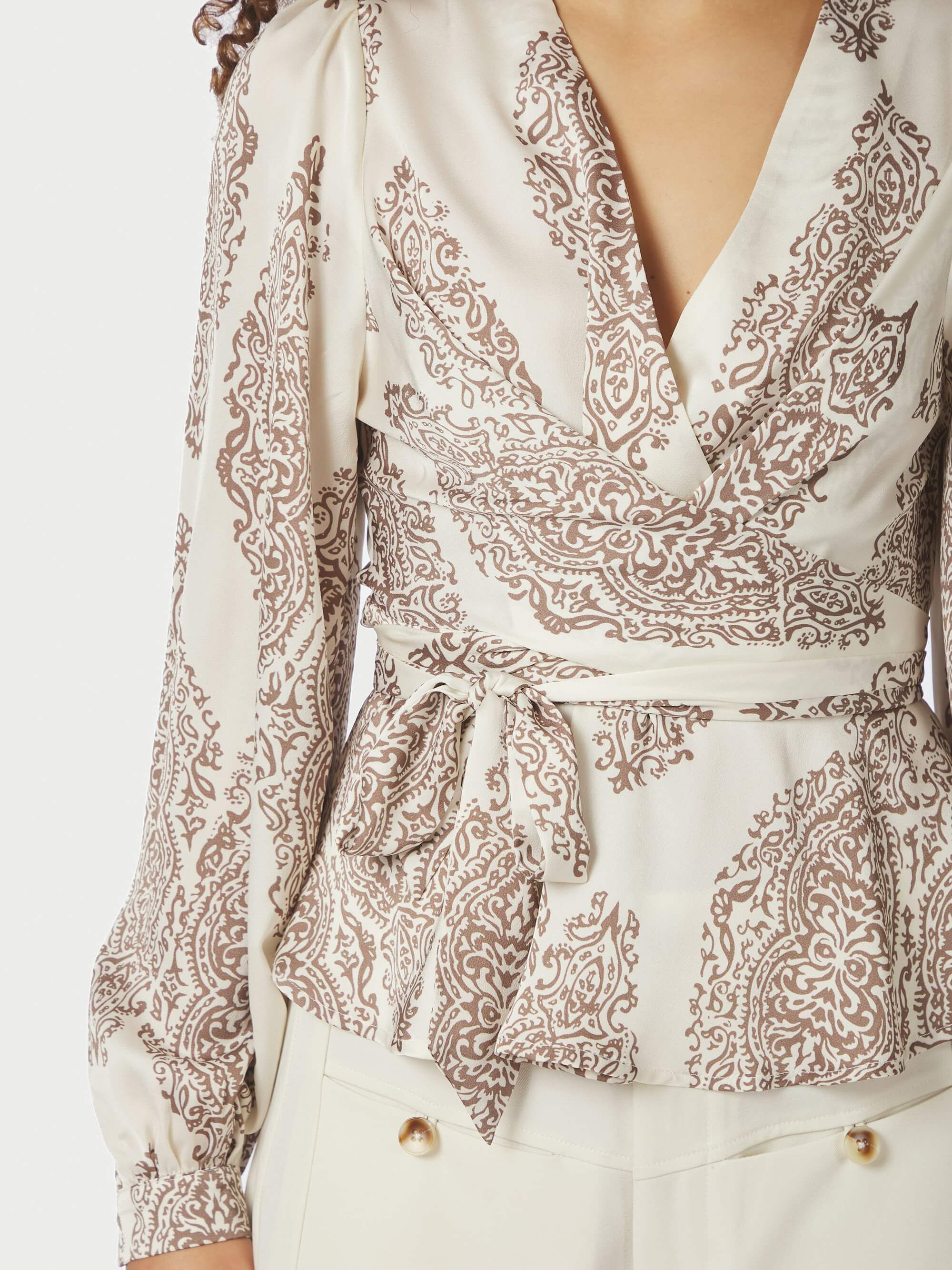 Rista Paisley Drop Blouse