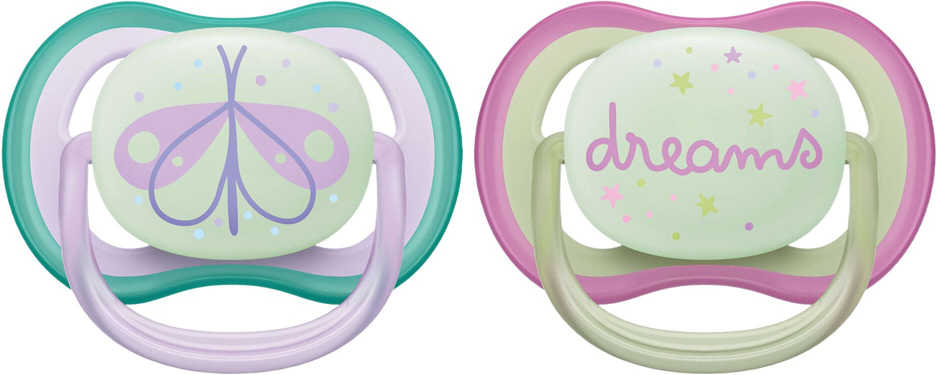 Philips Avent Ultra air sut - Pakke med2 - 0-6m night