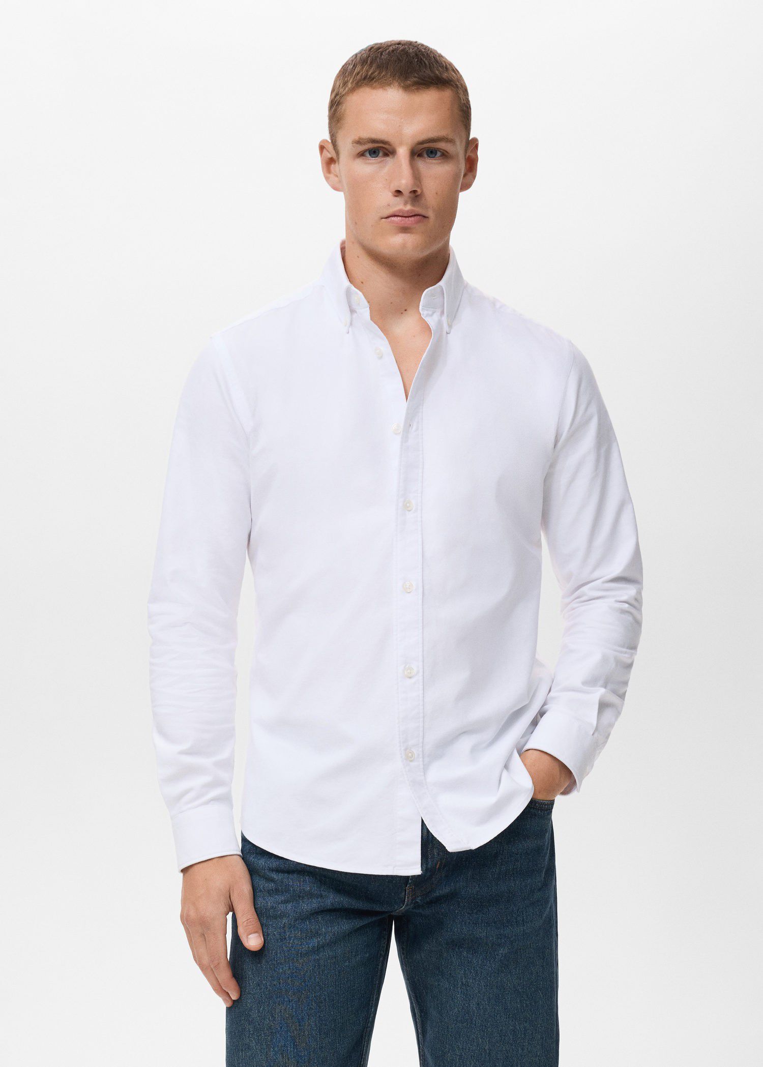 100% cotton Oxford shirt
