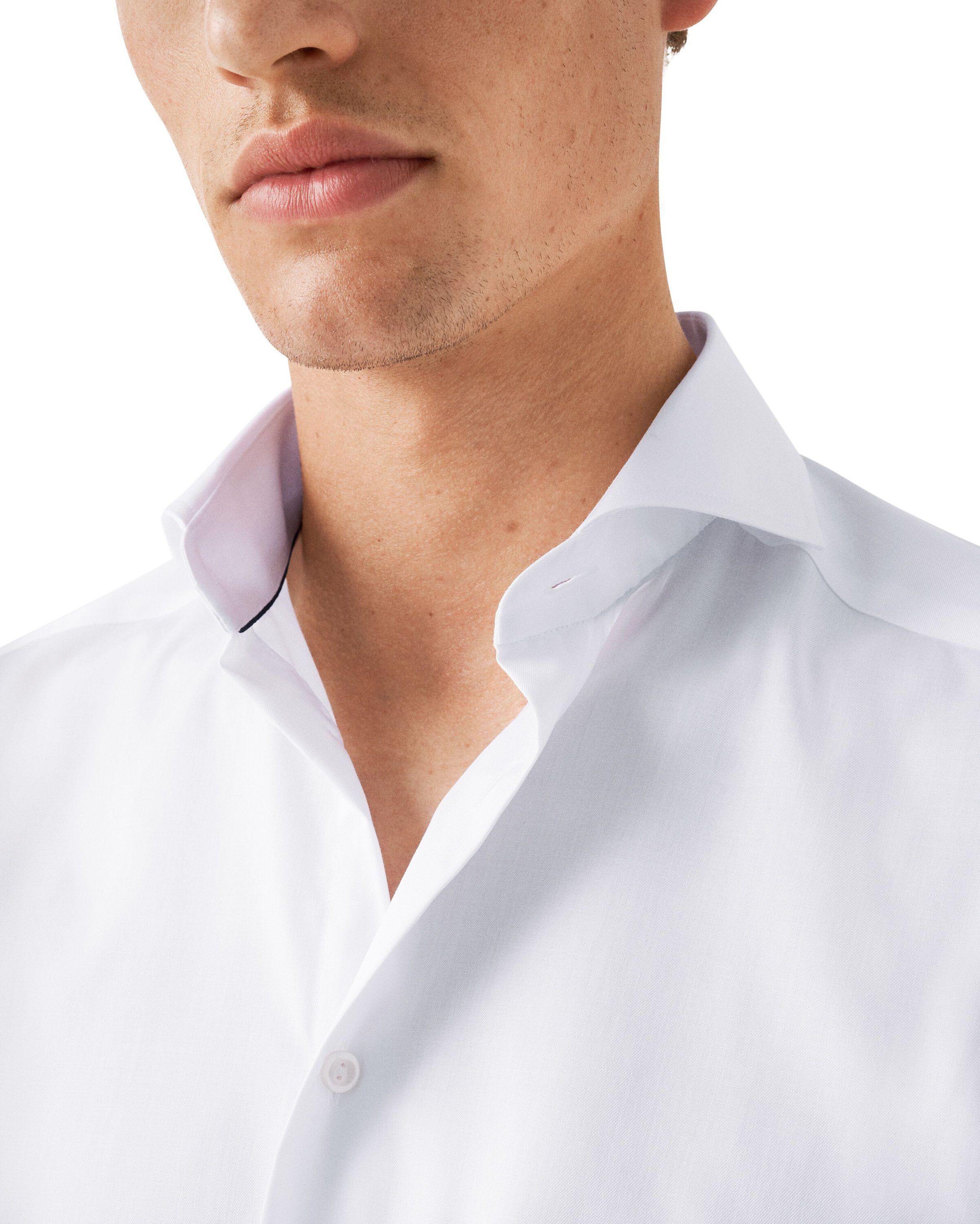 Super Slim Fit Light Blue Signature Twill Shirt