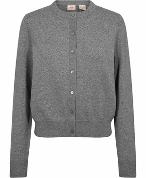 SUPER SOFT CREWNECK CARDI DARK