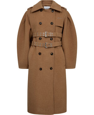 Peacoat Wool Trench