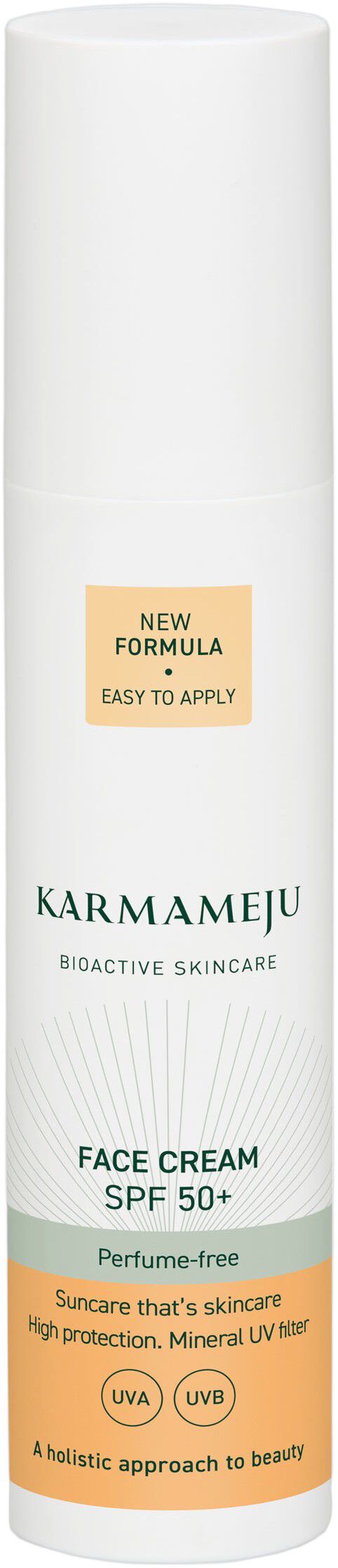 SUN Face Cream, SPF 50+, zinc perfume free