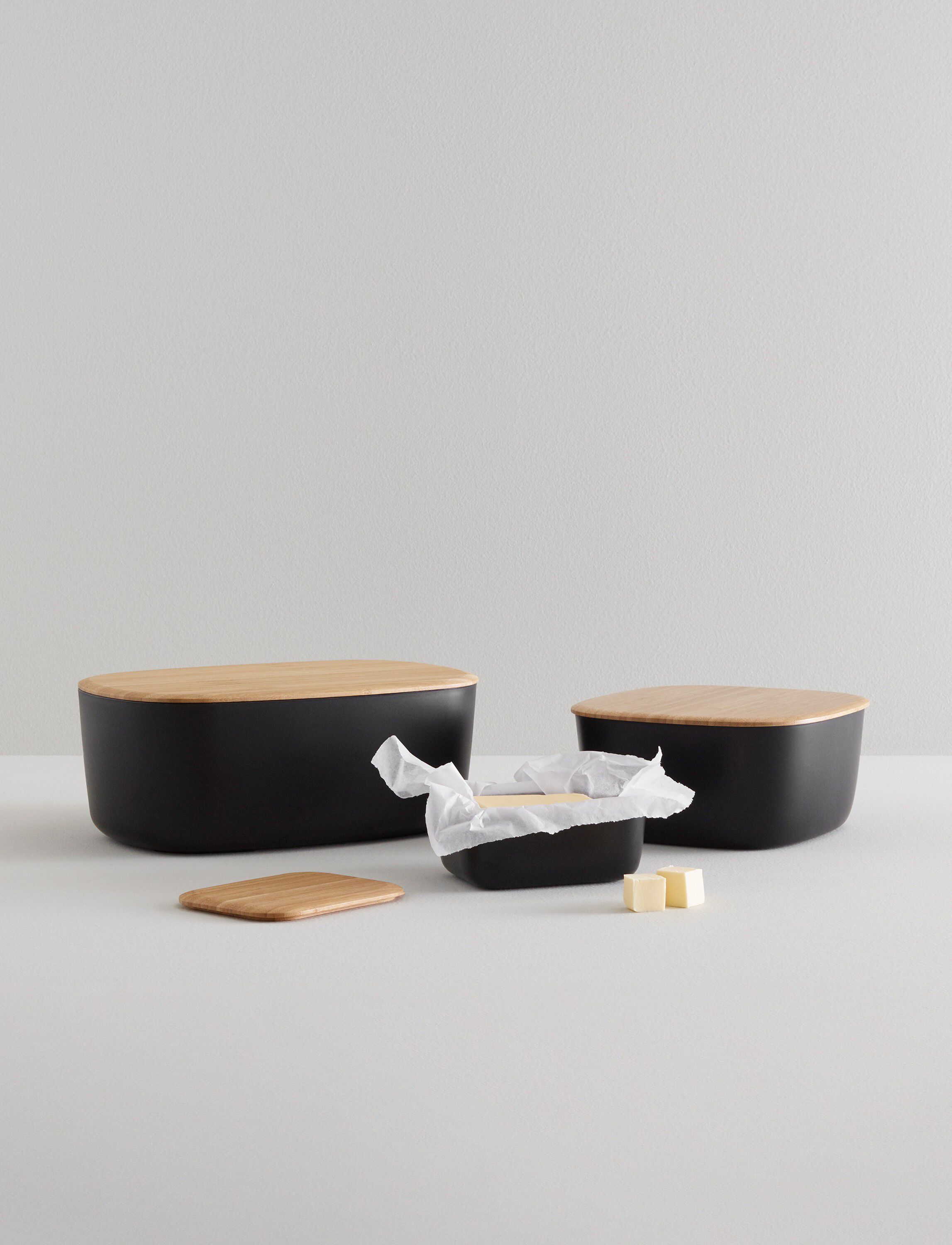 BOX-IT br&ouml;dl&aring;da L 23 cm black