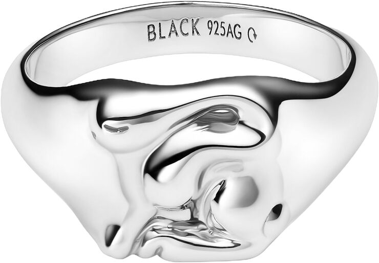 Rabbit Mini Signet Ring