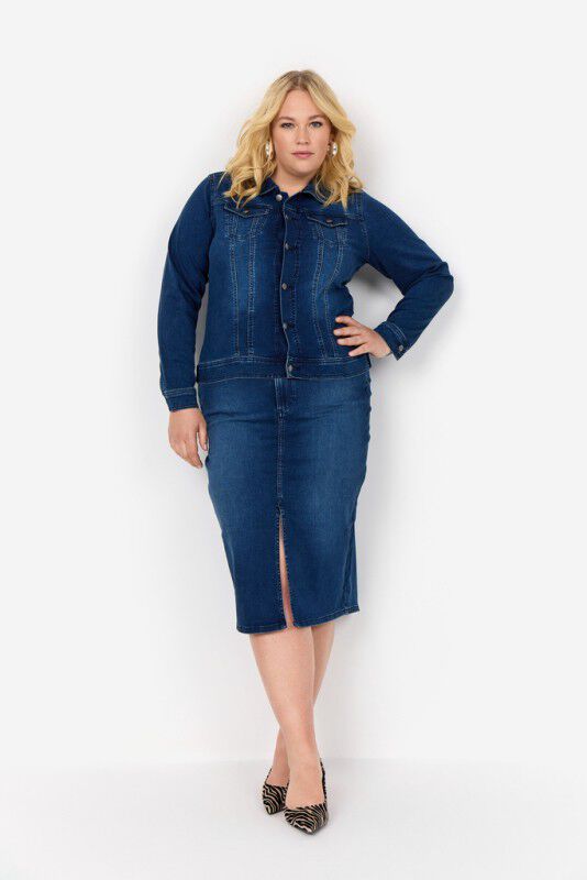 Curvy WA-SUMMER 4 Jakke M&oslash;rk bl&aring;