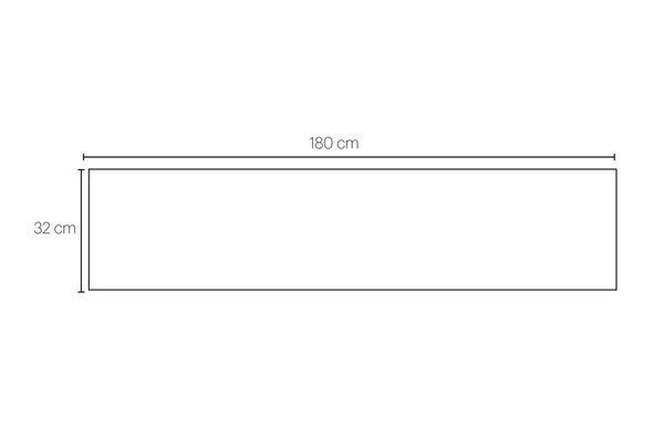 Supreme Scarf 180x32 2858 Black