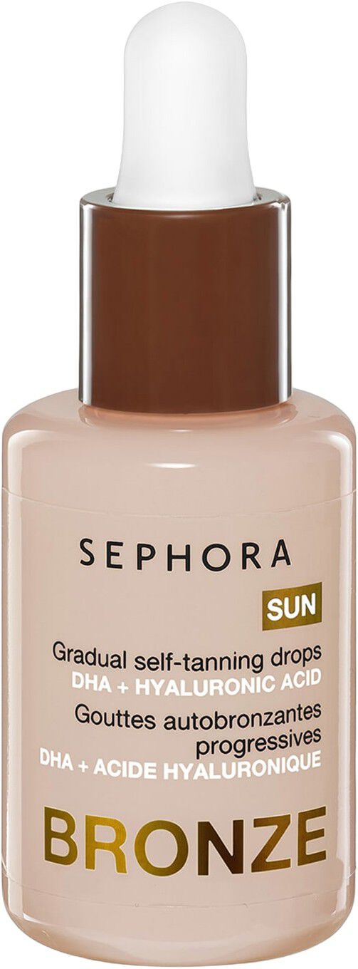 Progressiva brun-utan-sol-droppar - med DHA och hyaluronsyra