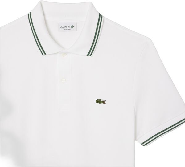 SHORT SLEEVED RIBBED COLLAR SHIRT