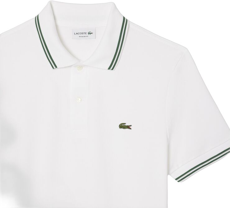 SHORT SLEEVED RIBBED COLLAR SHIRT