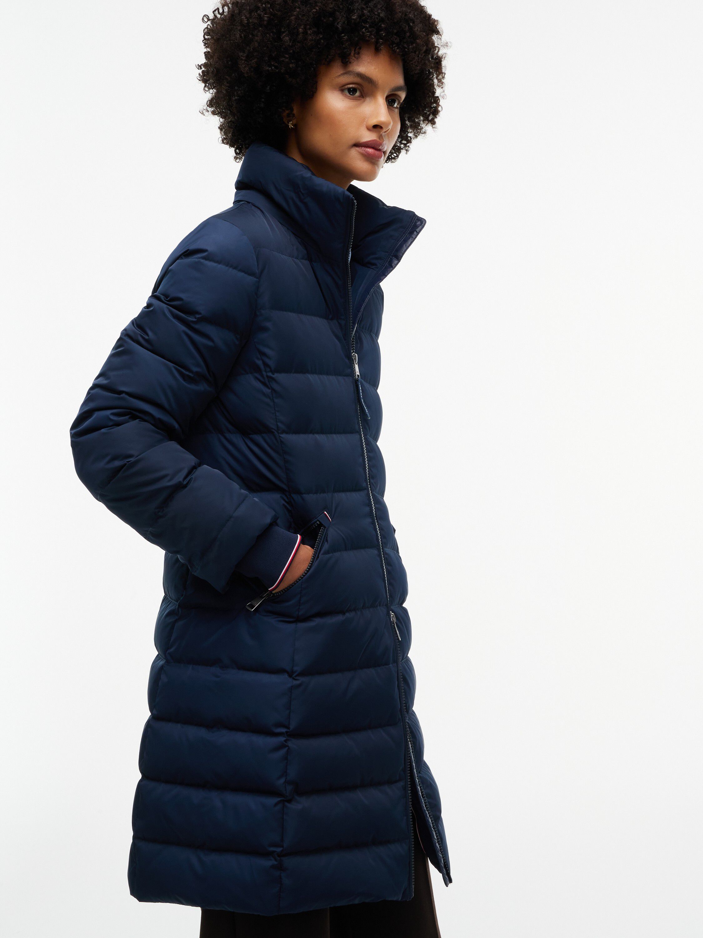 Slim Down Hooded Coat