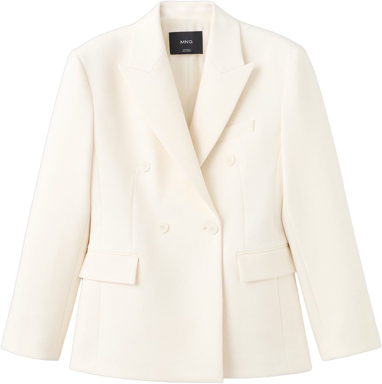 Fitted double-breasted blazer