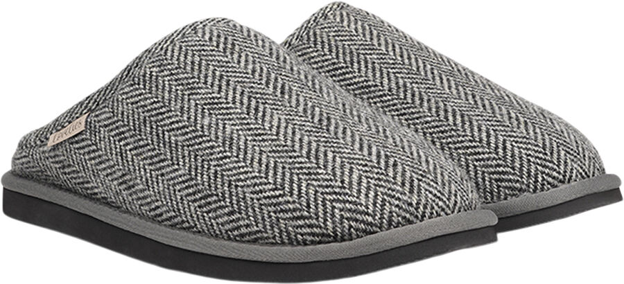 DARWIN WOOL - OPEN WOOL SLIPPERS WITH SHEARLING LINING