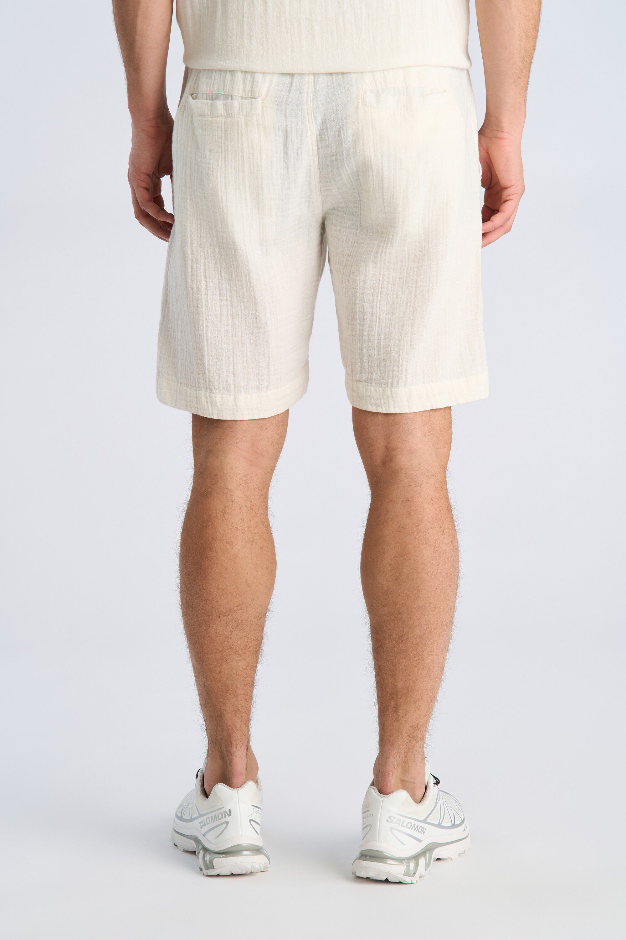 Cotton muslin shorts