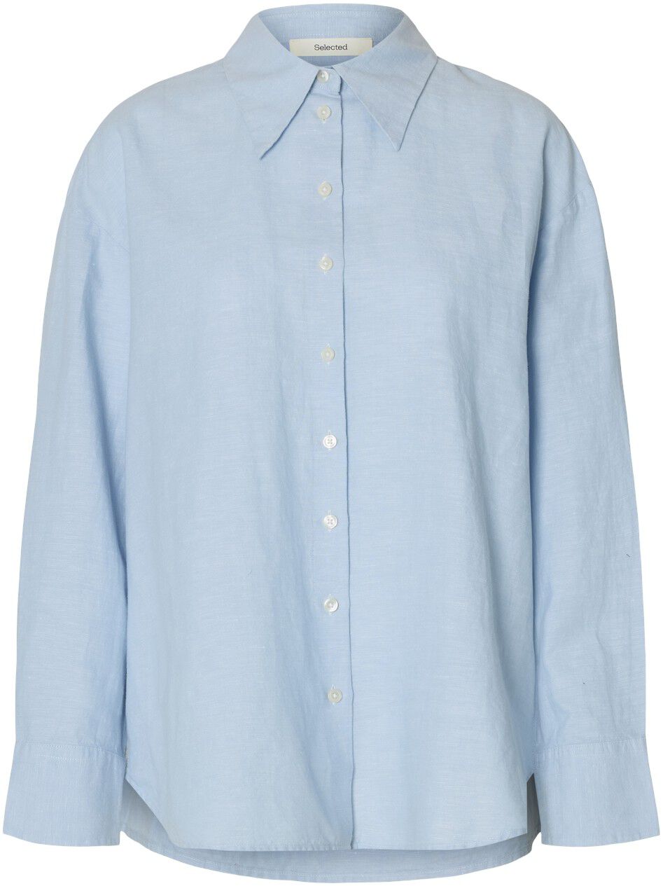 Slwcleo Oversize Linen Blend Shirt Noos
