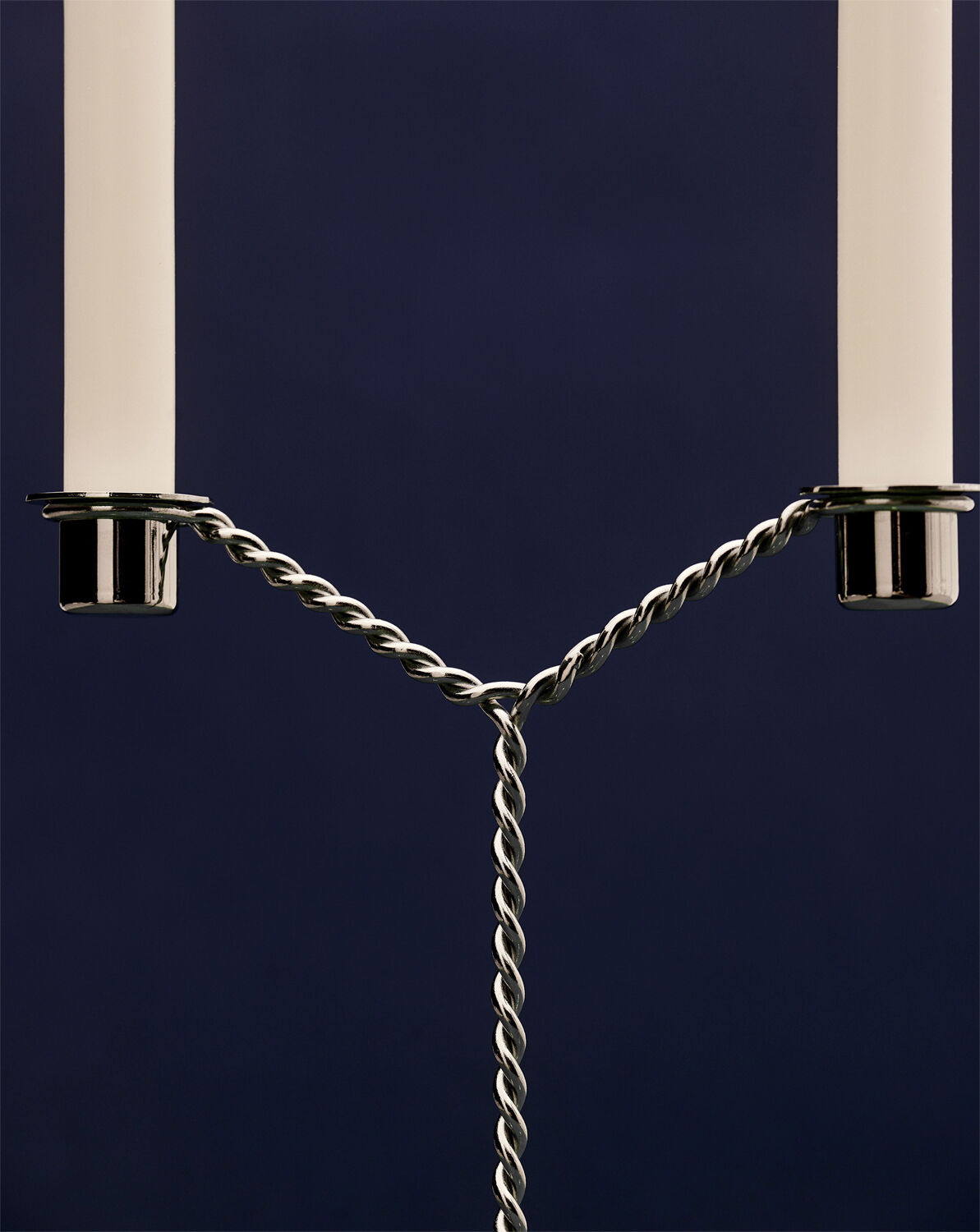 Wire Candleholder-Mirror