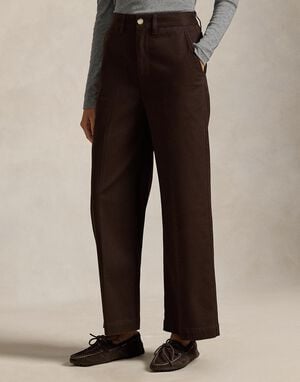 Chino Wide-Leg Pant