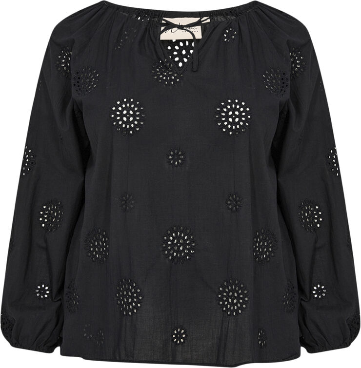 Curvy WA-GIT 1 Bluse Sort