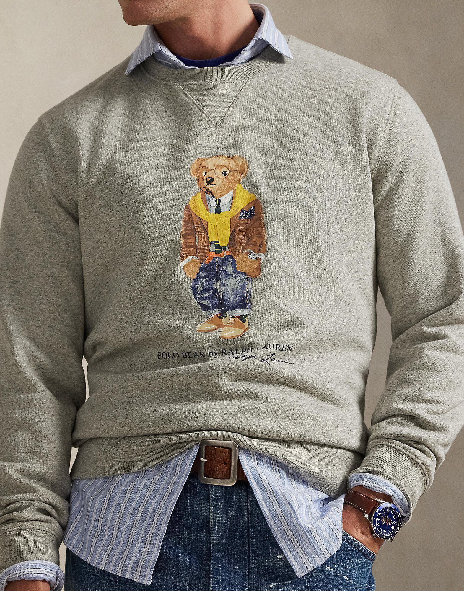 Polo Bear Fleece Sweatshirt