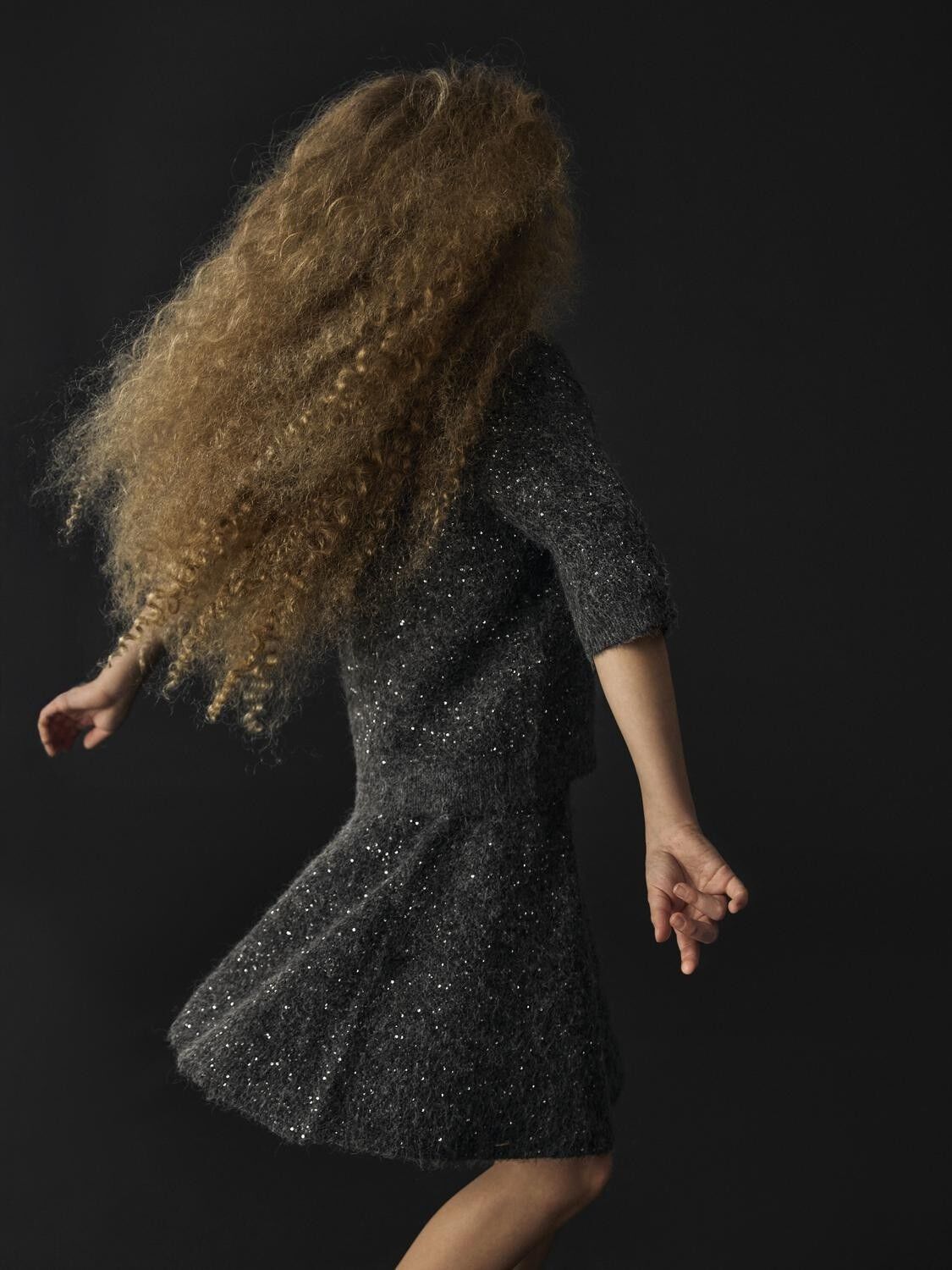 Nkfriaglitter Ss Knit Top