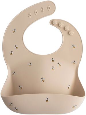 Mushie Silicone Bib Bees