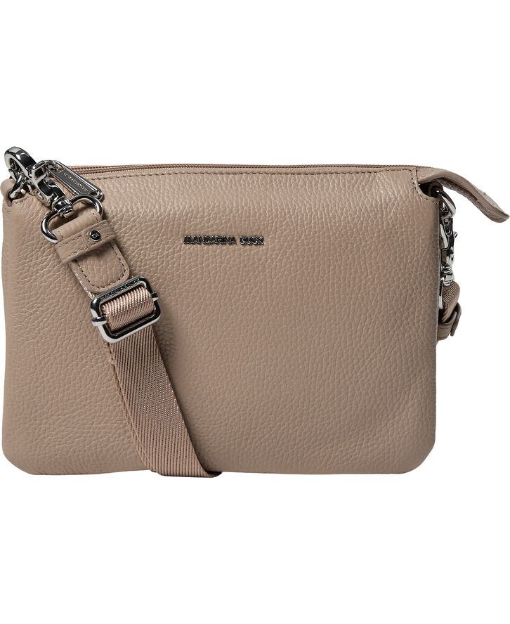 MELLOW LEATHER POCHETTE / WARM TAUPE