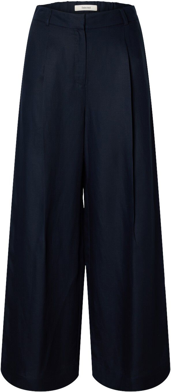 Slflyra Hw Wide Linen Blend Pant Noos