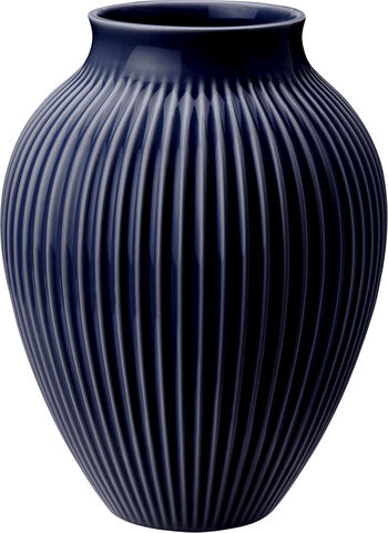Knabstrup vas H 20 cm dark blue